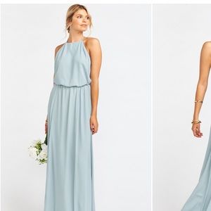 Show me your mumu halter bridesmaid dress